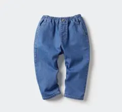 ✴UNIQLO✴ デニムリラックスパンツ 110cmのサムネイル