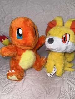ポケットモンスター もふぐっと ほっこりいやされぬいぐるみ～ヒトカゲ・フォッコ