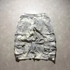 archive camo wide cargo shorts y2k fadeのサムネイル