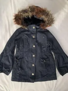 Gap kids ファー　コート　120cm バルーン袖　ミリタリーコート