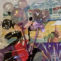 ディズニー 40周年 ラプンツェル 手持ち バルーン バルーンスティック 風船