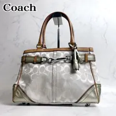 希少✨COACH ダメージ加工 コーチ ミニボストンバッグ シグネチャー