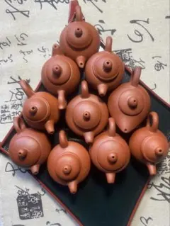 【最終価格】中国　紫砂朱泥　彫刻入　急須水滴 2026年最新】水滴 朱泥の人気アイテム - メルカリ
