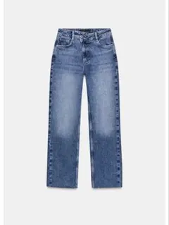 美品‼️今期新作✨ZARAザラJEANS.Z.09ストレートクロスハイウエスト36