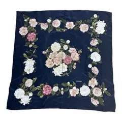 CHANEL シャネル スカーフ カメリア 花柄 真珠 パール シルク - メルカリ