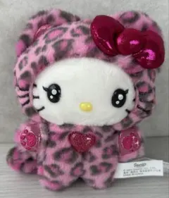 ギャルネコ　キティ　マスコットチャーム　ピンクヒョウ