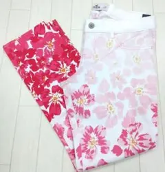 y2k　USA正規店購入！新品Hollister花柄パンツ　サイズ5のサムネイル