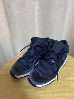 NIKE 19cm AIR JORDAN 11 NAVY&SILVER