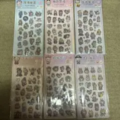 ラブブ　シール　6枚セット　新品未使用　3Dシール