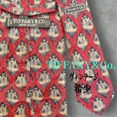 希少美品✨ティファニー ネクタイヨット総柄イタリア製y2kヴィンテージのサムネイル
