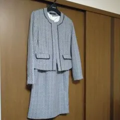 IMAGE ツイードジャケットと半袖ワンピースのセットアップ Mサイズ