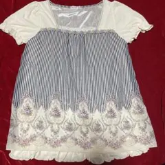axes femme トップス　ストライプ　薔薇のサムネイル