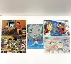 スタジオジブリ　ポストカード　5枚　レトロ　風立ちぬ　本型ふせんメモ