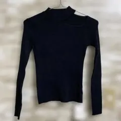 GRL（グレイル）No.rut060ハイネックカットリブニットトップス タグ付M