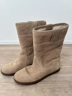 Tory Burch トリーバーチ　ベージュ ムートンブーツ