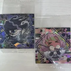 鬼滅の刃　ディフォルメシールウエハース　伊黒小芭内　甘露寺蜜璃　其ノ十四　②