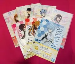 [新品] エヴァンゲリオン 一番くじ クリアファイル ステッカーセット