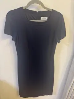 【courrèges】クレージュ ワンピース ブラック タイト シンプル 上品