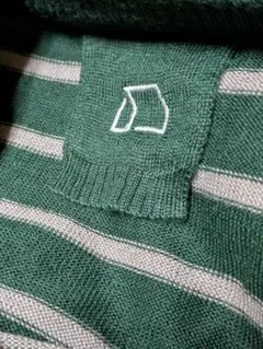 studio CLIP スタジオクリップ　ストライプ ニット長袖 緑と白新品