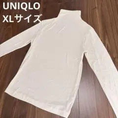 UNIQLO シアージャージータートルネック (長袖) オフホワイト XLサイズ