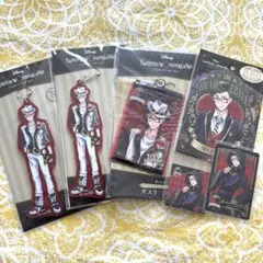 【匿名配送】ツイステ　トレイ　6点セット　アクキー　メタカ　ステッカー