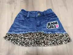 ☆JENNI ヒョウ柄 デニム スカート 120㎝☆