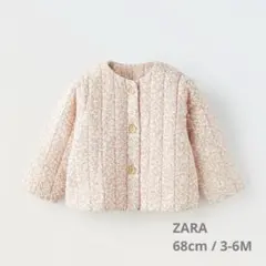 【68cm】ZARA 花柄パフジャケット
