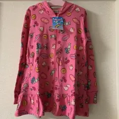 Angel Blue キャンディスイーツ柄ジップアップパーカーピンク140cm