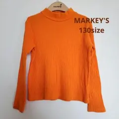 MARKEY'S　130　マーキーズ　モックネック　長袖　カットソー　キッズ