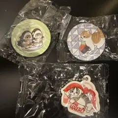 くら寿司　びっくらポン　モフサンド　mofusand 3つセット　缶バッチ