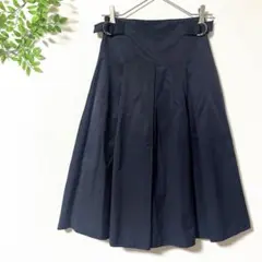 AG by aquagirl スカート　S 紺　裏地あり　後ろホック　ワールドのサムネイル