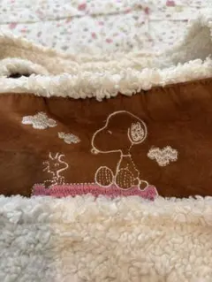 セシルマクビー　スヌーピー　ムートン調トートバッグ