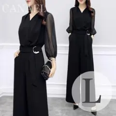 オールインワン 二次会 パーティー 韓国 レディース フォーマル パンツドレス