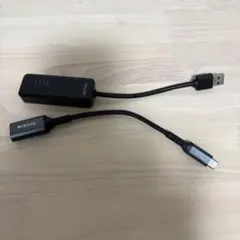 BUFFALO 有線LANアダプター　NIMASO 変換アダプタ　セット
