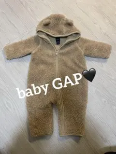 babyGap ベージュ クマさんロンパース 0-6ヶ月　ギャップ