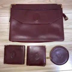 特価品　Cartier セカンドバッグ 財布　札入れ　コインケース　4点セット