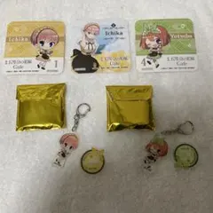 五等分の花嫁 Cafe コースター トレーディング アクリルスタンドキーホルダー