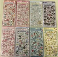 サンリオ第二弾　8種セット　ボンボンドロップシール　正規品