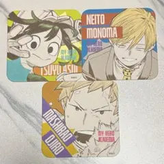 ヒロアカ展 アートコースター 3枚