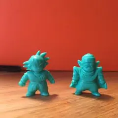 ドラゴンボール　ゴム人形　悟空&マジュニア（ピッコロ）