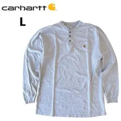 carhartt カーハート ヘンリーネック 長袖 ロンT カットソー L