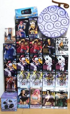 最新ワンピースフィギュア他25個セット