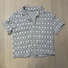 ZARA 半袖シャツ L 純リネン