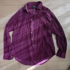 Polo by Ralph Lauren パープルシャツ 17/XL