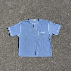 80s 緑タグ old UNIQLO サーマル 短丈Tシャツ ヘンリーネック - メルカリ