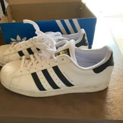 adidas SUPERSTAR ホワイト ブラックのサムネイル