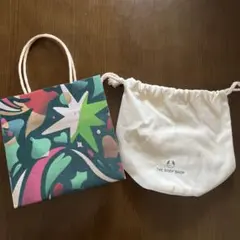 THE BODY SHOP ショップ袋と巾着袋セットのサムネイル