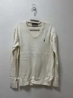 1/17お値下げ済み❗️ 【EAST BOY】 Vネック長袖セーター アイボリー