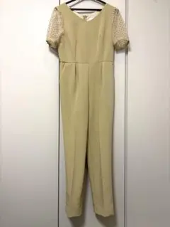 【美品】JENNE ジェンヌ ドットチュール オールインワン ベージュ