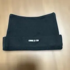 COMME CA ISM ブラック ベビー帽子